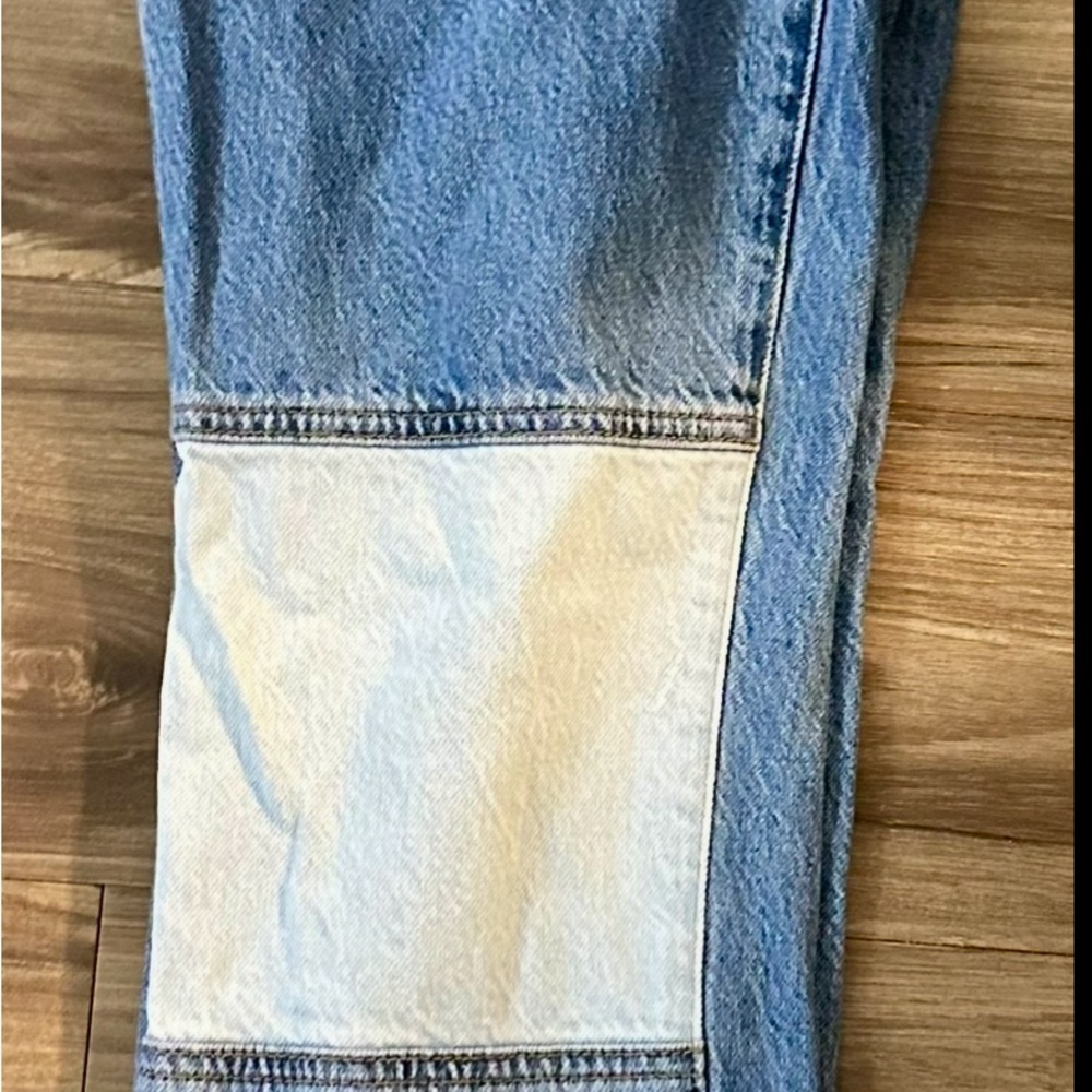 Pacsun Dad Denim Jeans Women's Size 24 Blue Mid Rise Button Fly 5-Pocket Cotton
